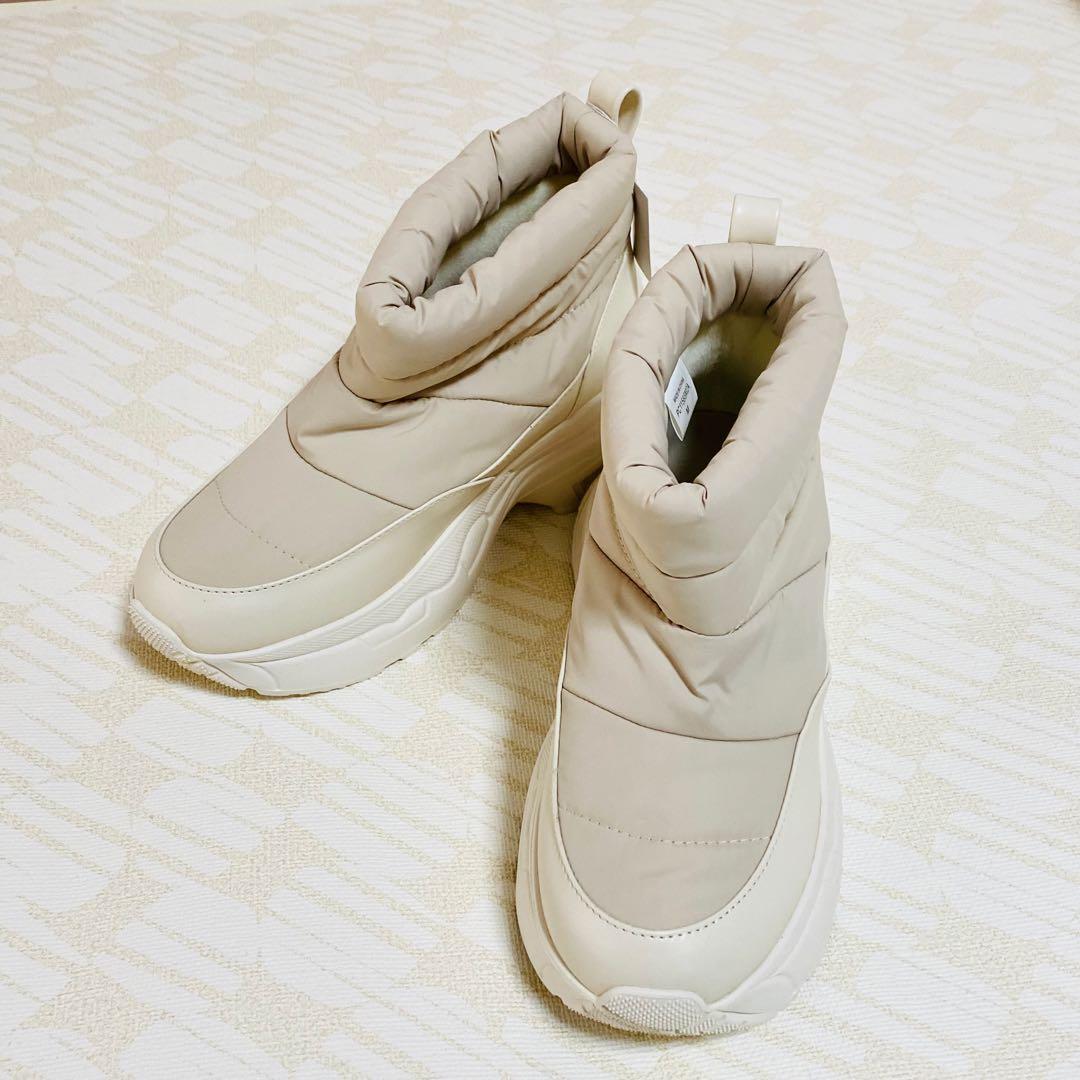 ✨新品未使用✨RANDA ベージュ アイボリー スノーブーツ