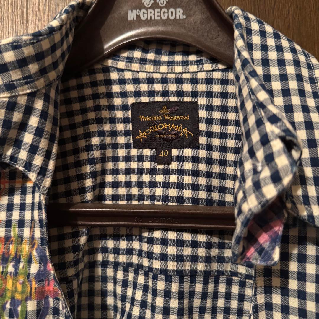 Vivienne Westwood ペイントチェックシャツ