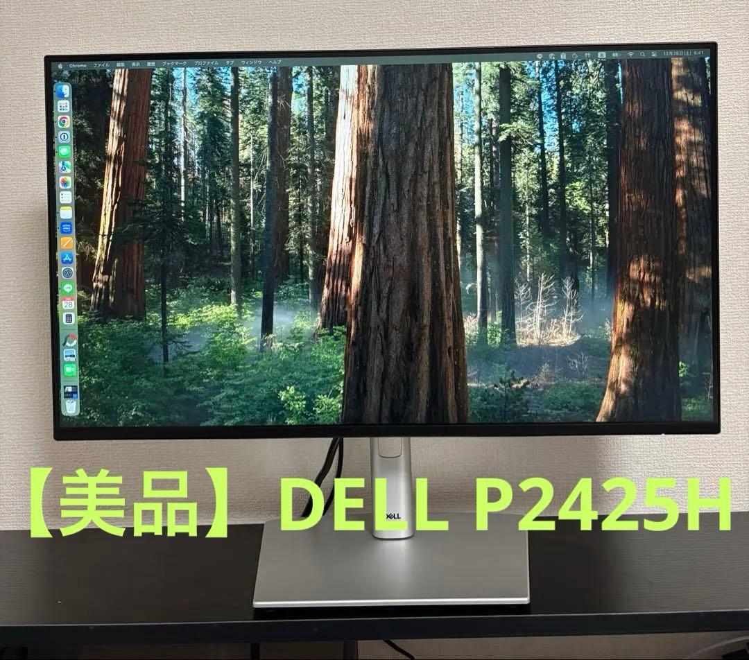 【美品】Dell デル　P2425H　2024年製　23.8インチ ディスプレイ