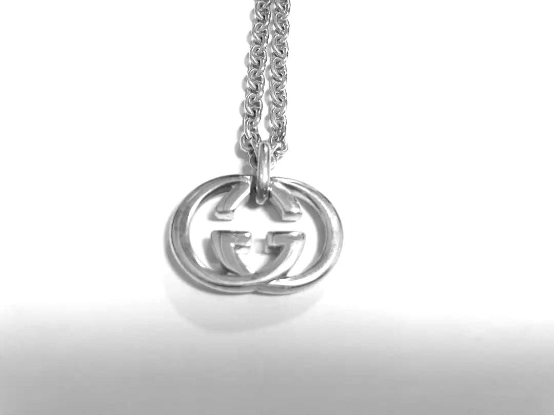 ⭐︎最終値下げ⭐︎[洗浄済]GUCCI GGロゴペンダントネックレス