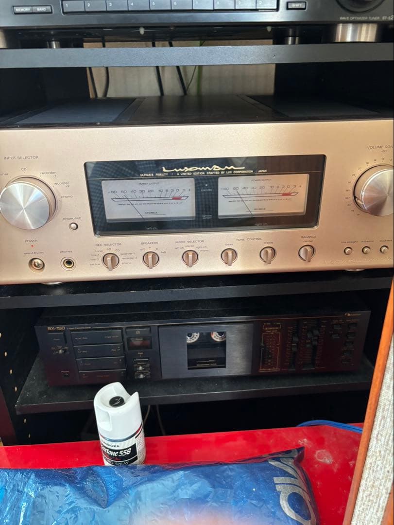 LUXMAN ラックスマ L-505sII プリメインアンプ、リモコン付きです。