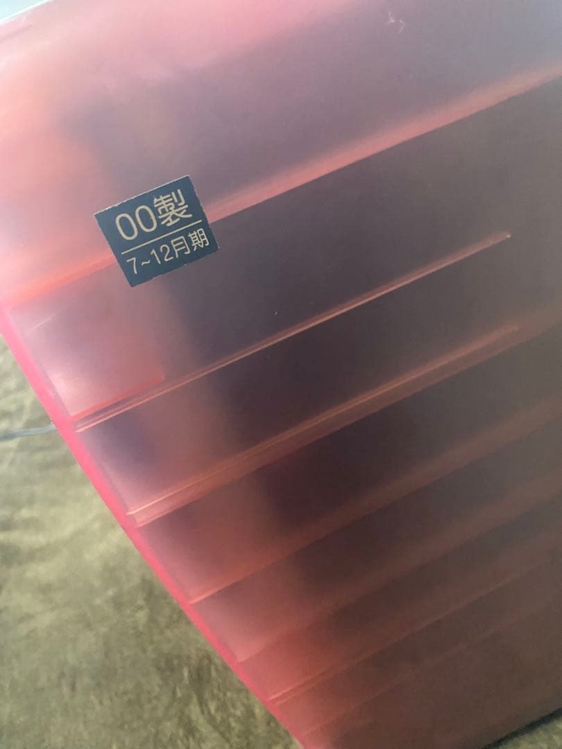 ブラウン管テレビ VHS レトロ ピンク　スケルトン