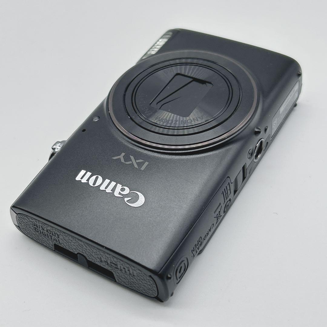 【美品】キャノン IXY650 コンパクトデジカメ Wi-Fi機能 ブラック