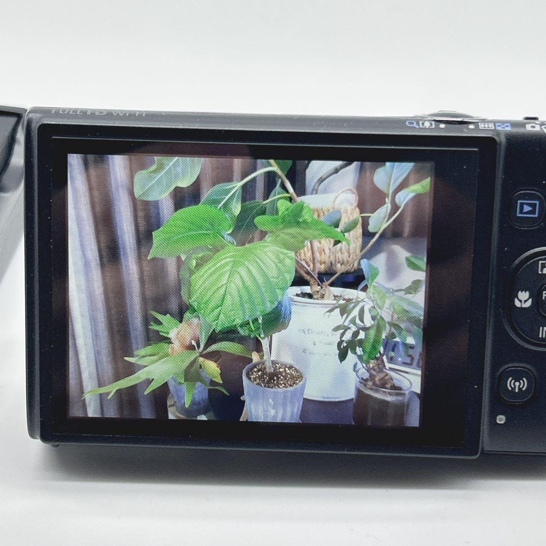 【美品】キャノン IXY650 コンパクトデジカメ Wi-Fi機能 ブラック