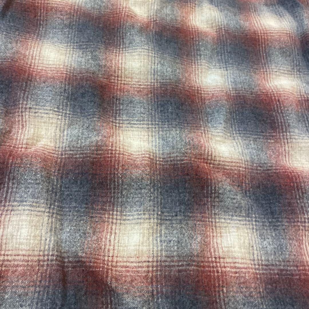 キ*ピ様 オンブレチェック pendleton ウールシャツ XL