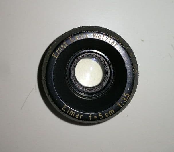 確認用　エルマー　引き伸ばしレンズ　キャップ付き　50mm 3.5