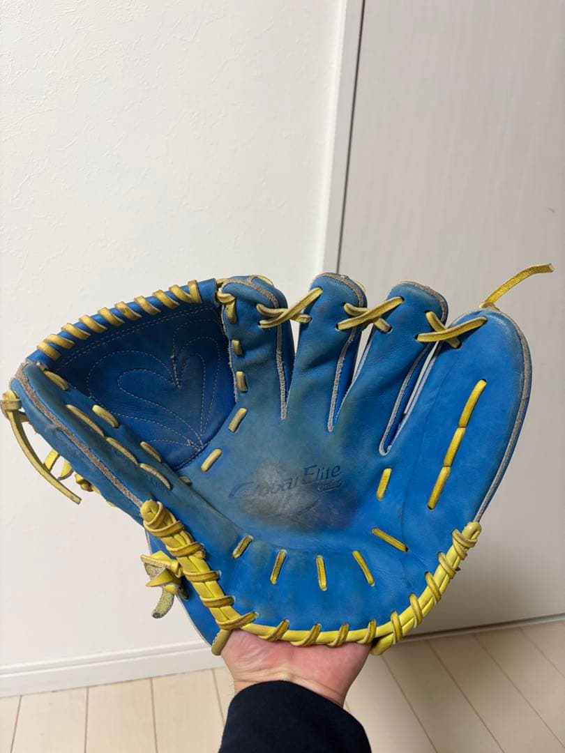 Mizuno Global Elite 軟式グローブ 青　大人用
