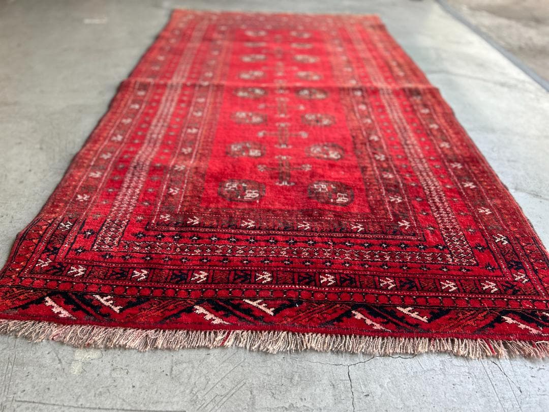 専用　2点セット【60's Vintage rug】188×102cm