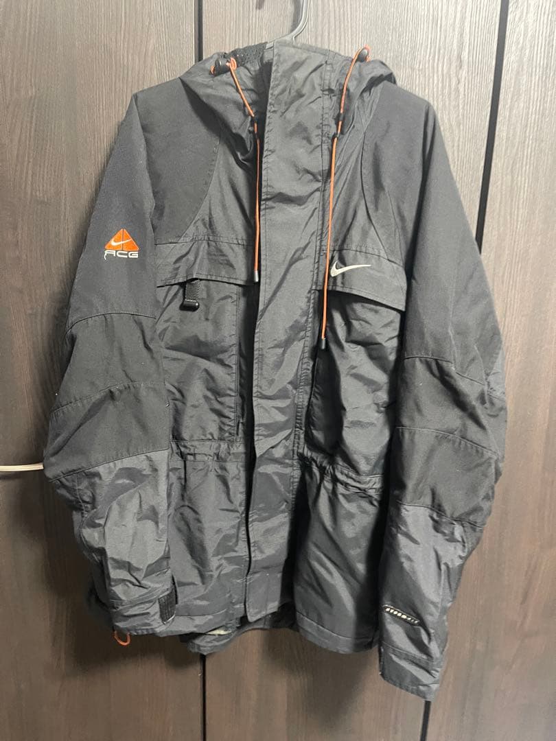 ヘ*ム様 【希少】NIKE ナイキ　ACG マウンテン　ジャケット　黒　刺繍　M