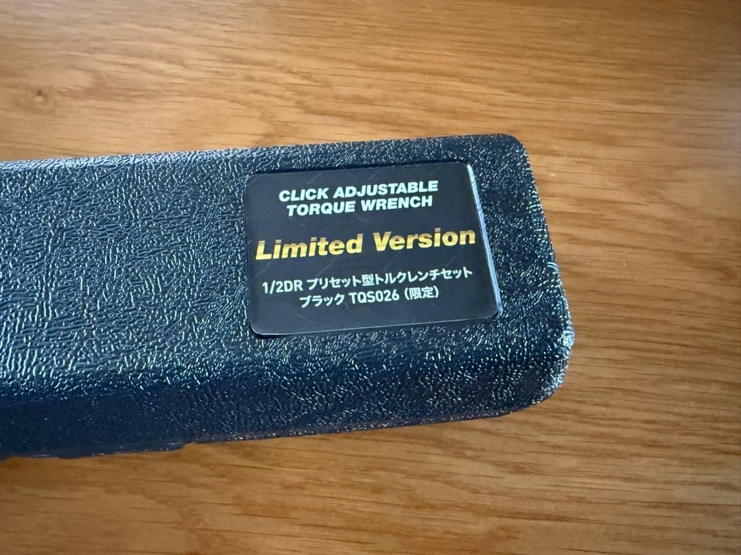 AP 1/2DR プリセット型トルクレンチセット ブラック TQS026（限定）