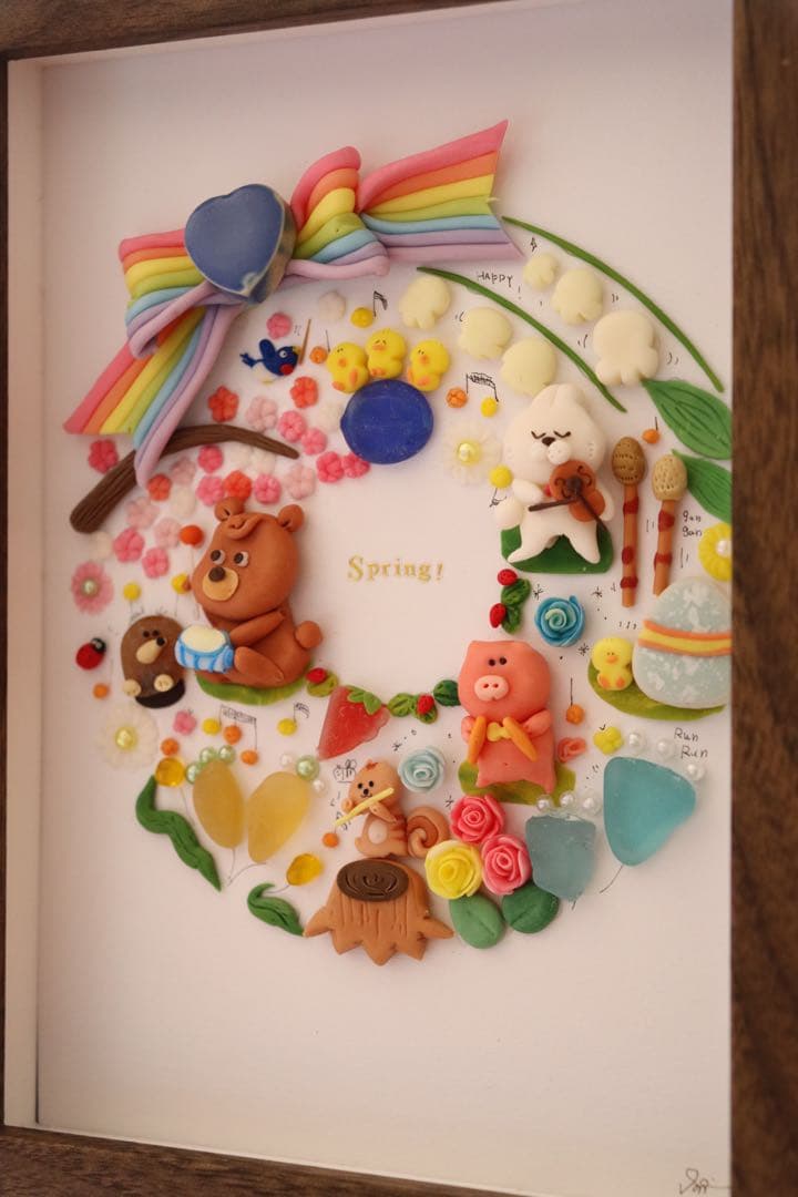 【お花の中で演奏会】シーグラスアート　オーク