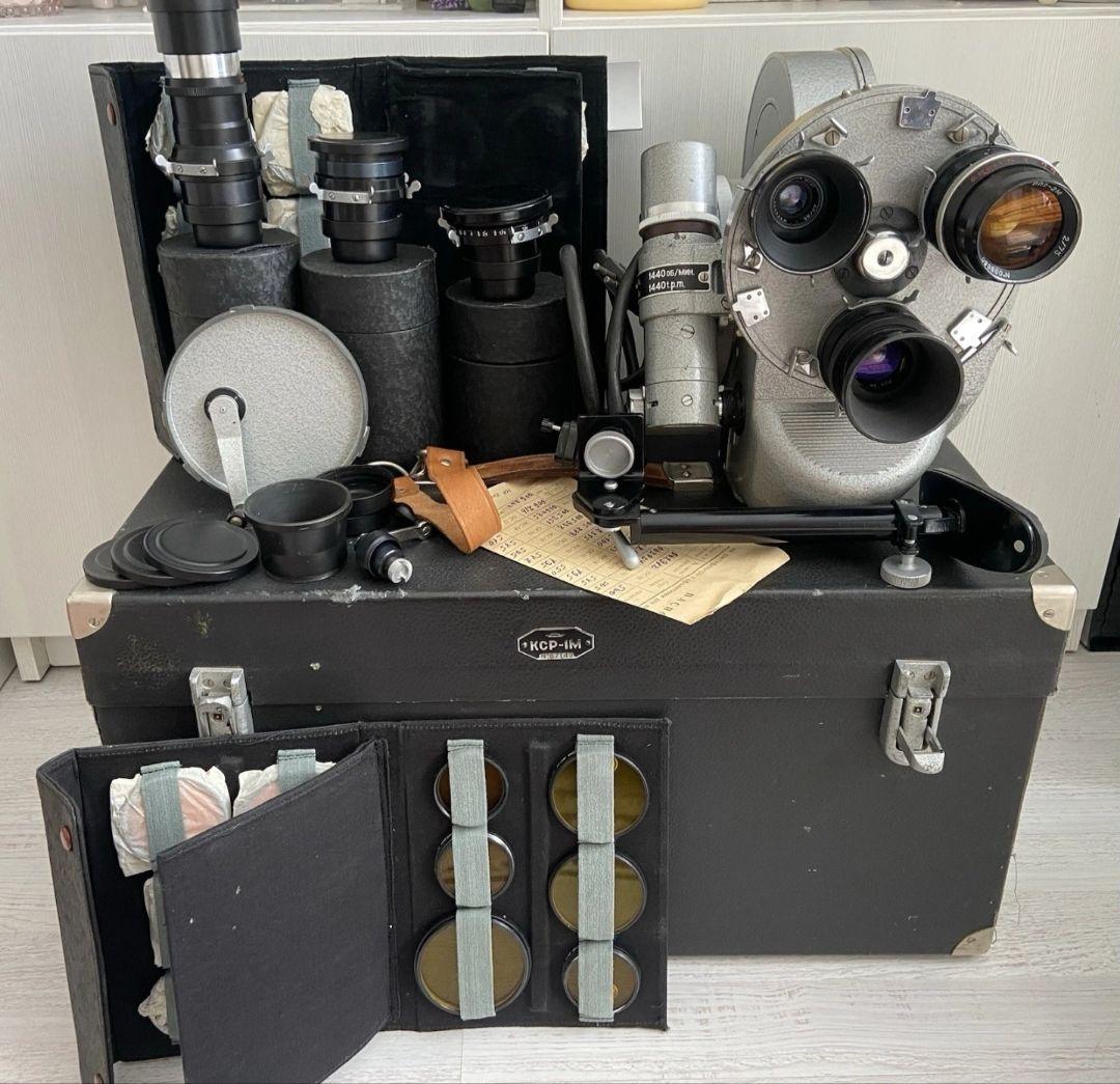 35mm映画フィルムカメラ　Konvas KCP-1M　レンズ6本・付属品セット