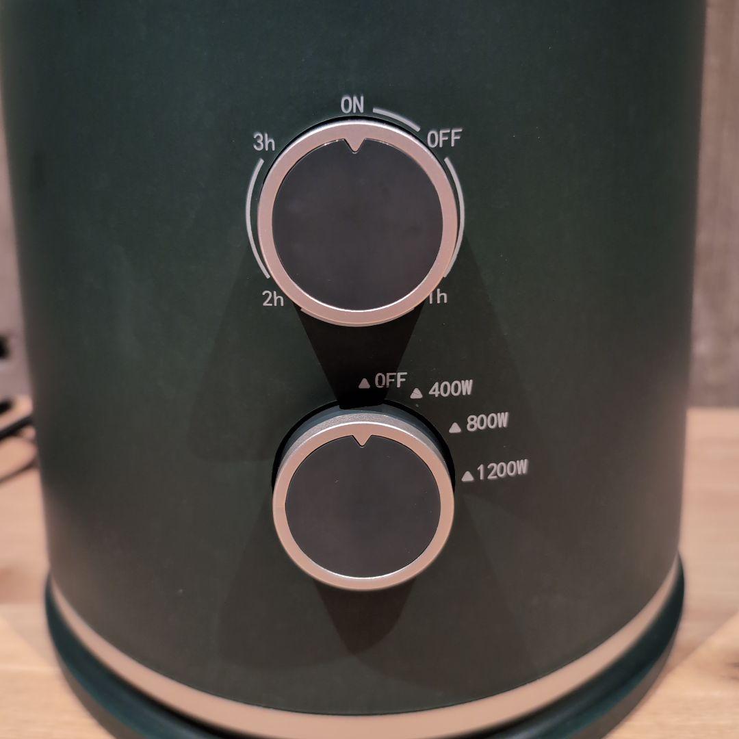 ストゥーファ　グリーン 電気ヒーター 400W/800W/1200W　防水　屋外