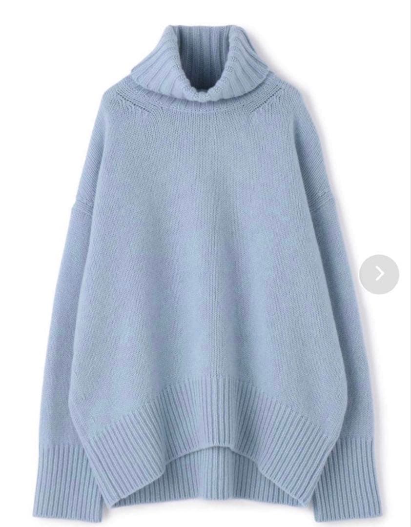 【美品】GALERIE VIE ファインウール　タートルネックニットS