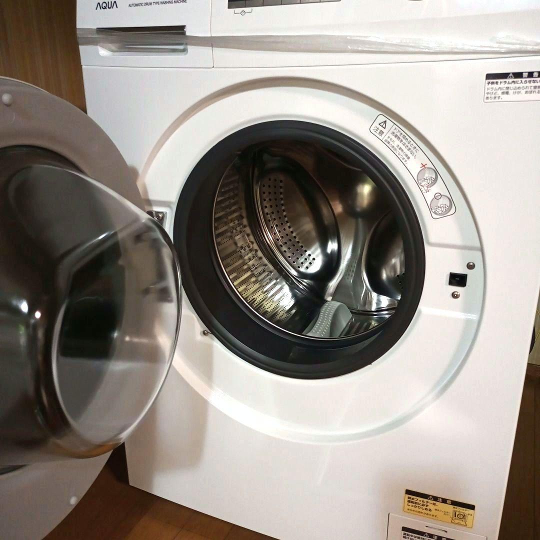 ドラム式洗濯機　アクア　AQW-FV800E　8kg