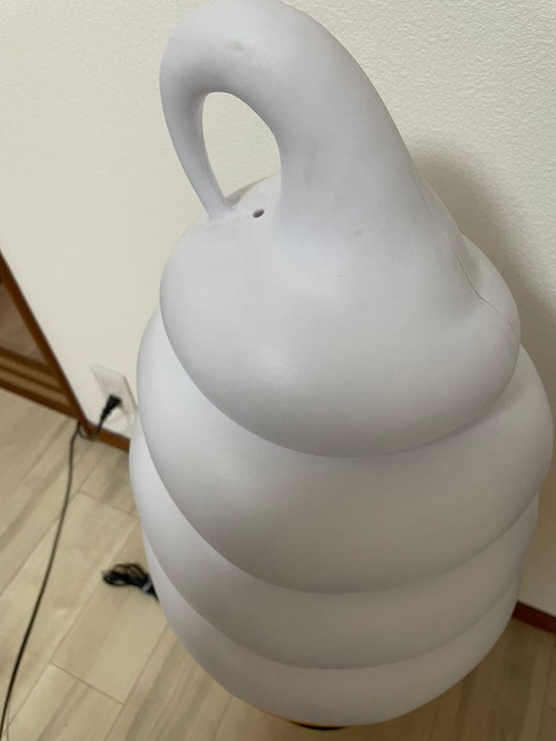 日世 ソフトクリーム看板 電飾 販促 ライト 電気 置物 行燈