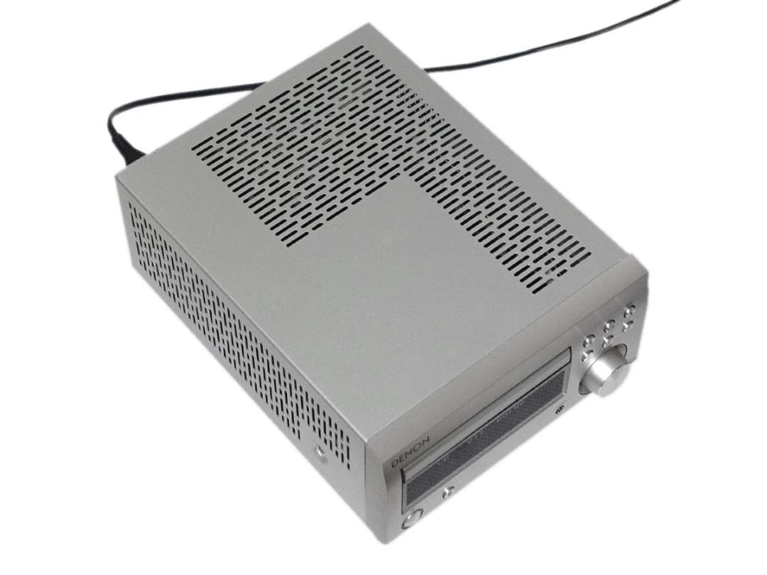 美品 DENON デノン RCD-M41 CDレシーバー シルバー 2017年製