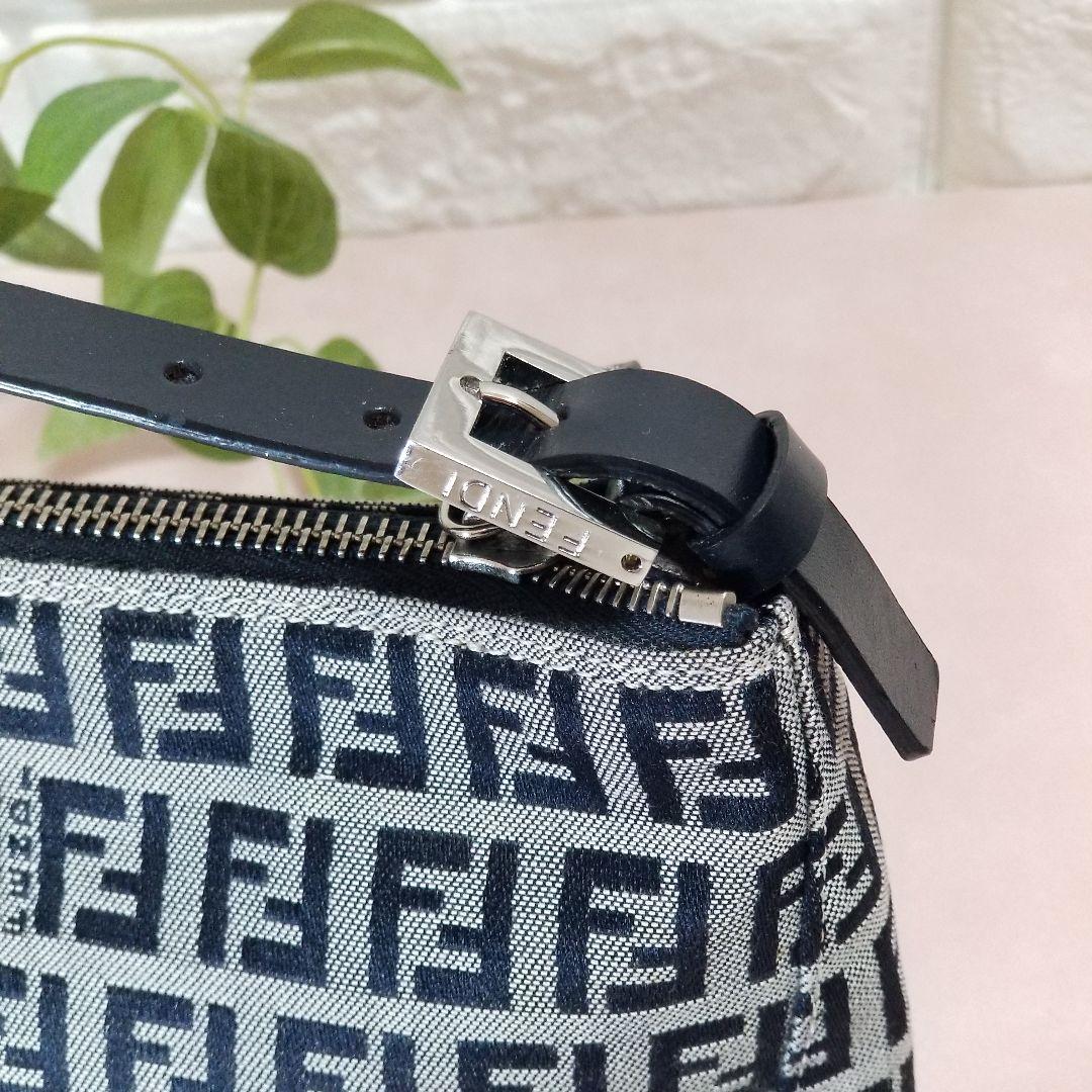 【美品】FENDI フェンディ アクセサリー ポーチ ズッキーノ ※鑑定済み