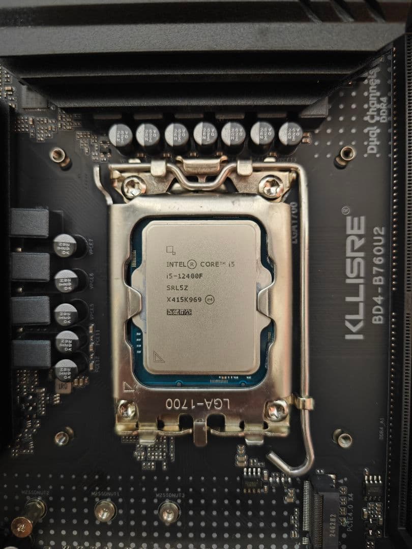 Intel Core i5-12400F + B760 マザーボードセット