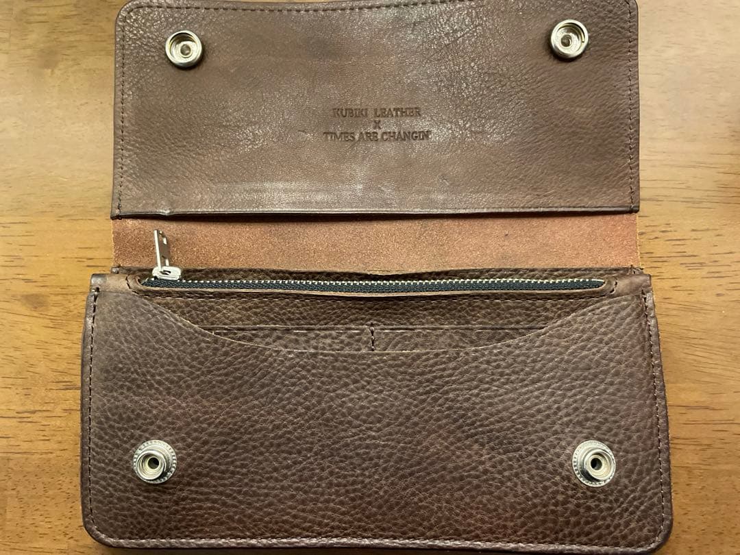 KUBIKI LEATHER クビキレザー　トラッカーウォレット