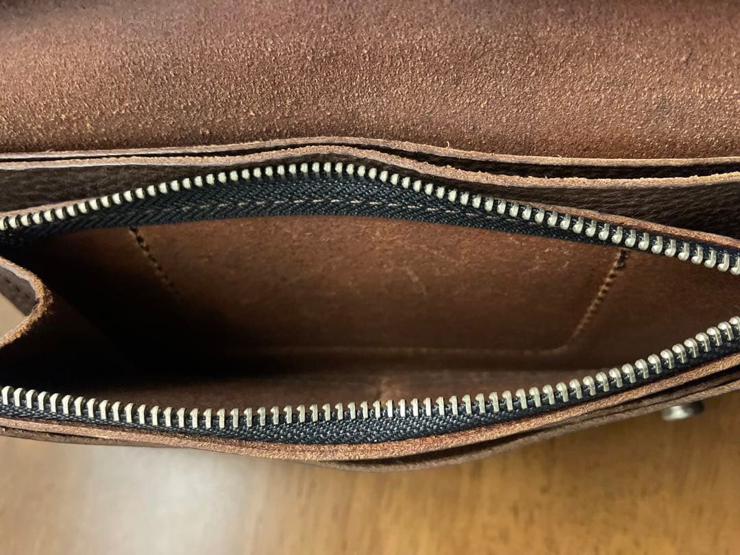 KUBIKI LEATHER クビキレザー　トラッカーウォレット