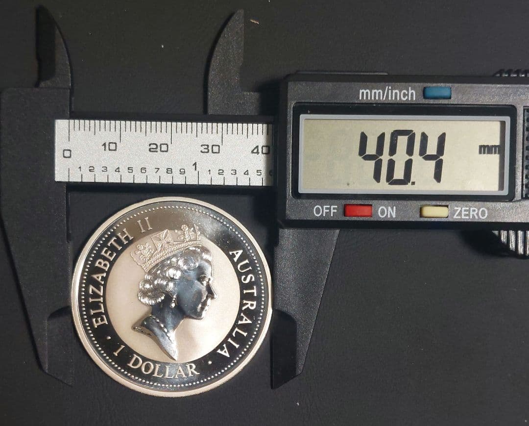 オーストラリア 1995年 1ドル 銀貨 クッカバラ