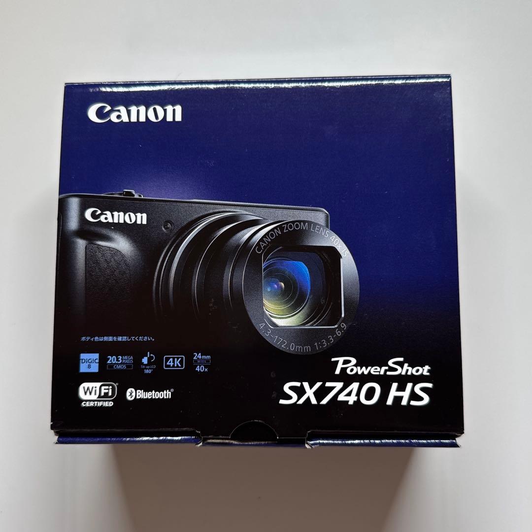 【ほぼ新品】Canon PowerShot SX740HS ブラック