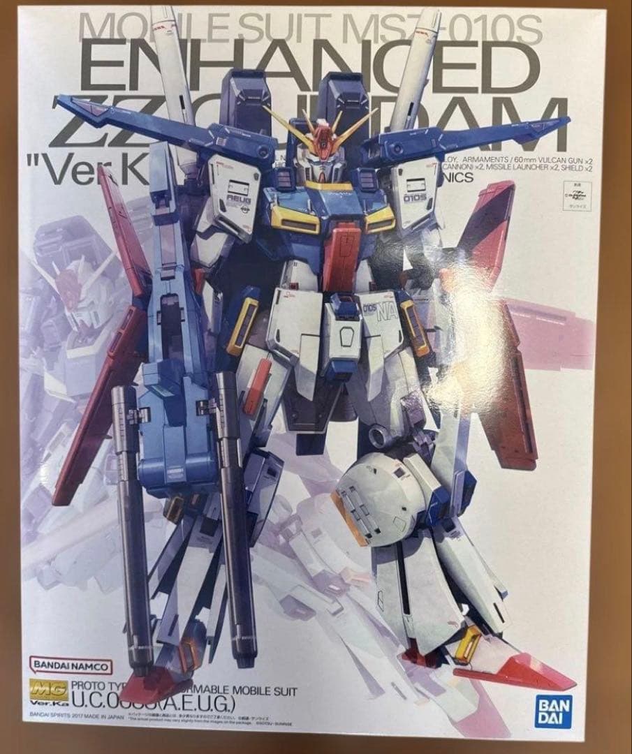 MG 1/100 強化型ダブルゼータガンダム Ver.Ka ZZガンダム