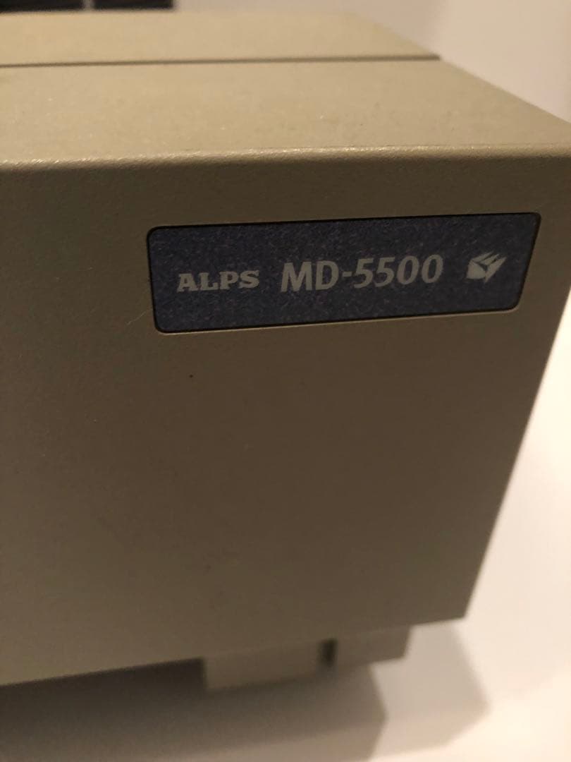 ALPS MD-5500 ジャンク アルプス電気製 マイクロドライプリンター