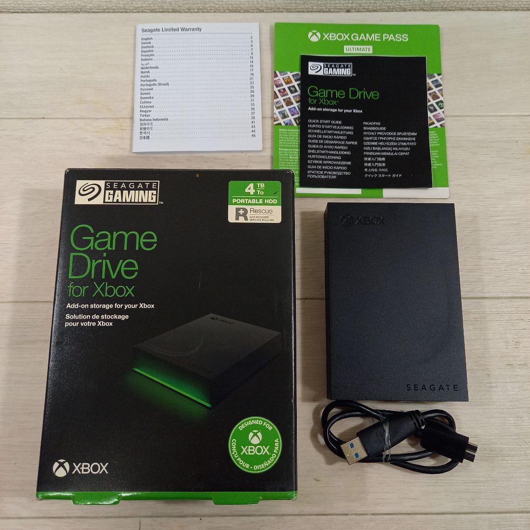 SEAGATE Game Drive for Xbox 4TB ポータブルHDD