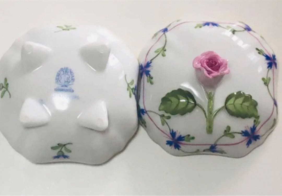 【 希少⠀】ヘレンド　アシツキボックス バラ