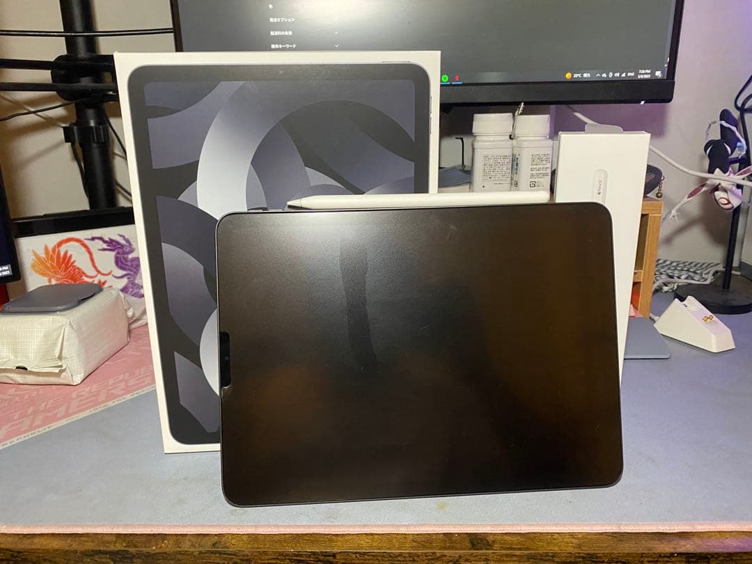 iPad Air スペースグレー + Apple Pencil