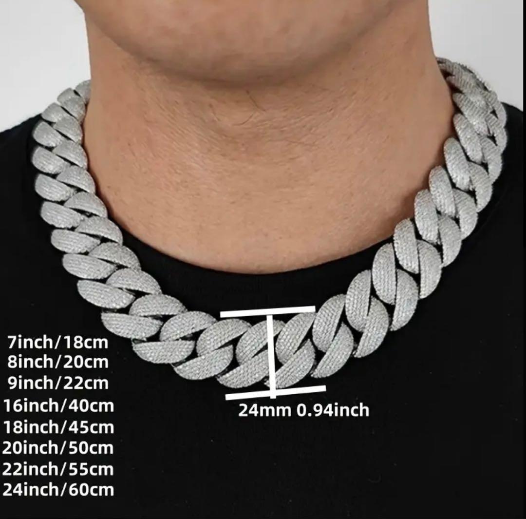 【重厚感MAX】ラッパー愛用の極太マイアミキューバンチェーン　ブリンブリン