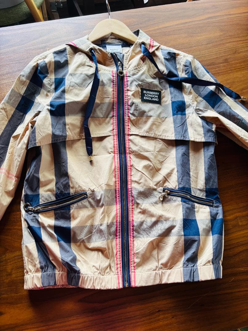 BURBERRY チェック柄 モッズコート L