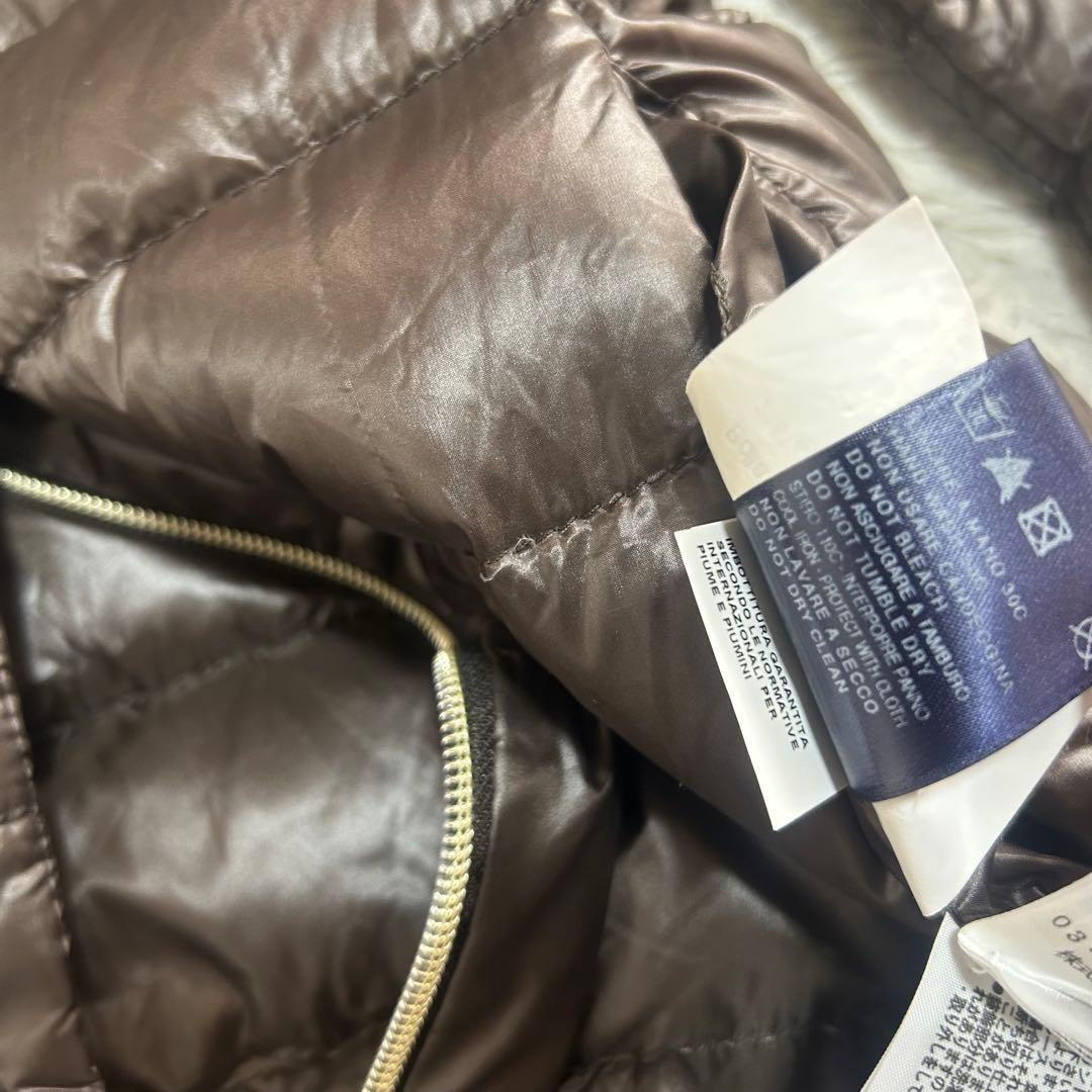 15992✨良品✨ヘルノ 38 フード着脱 ロングダウンジャケット コート