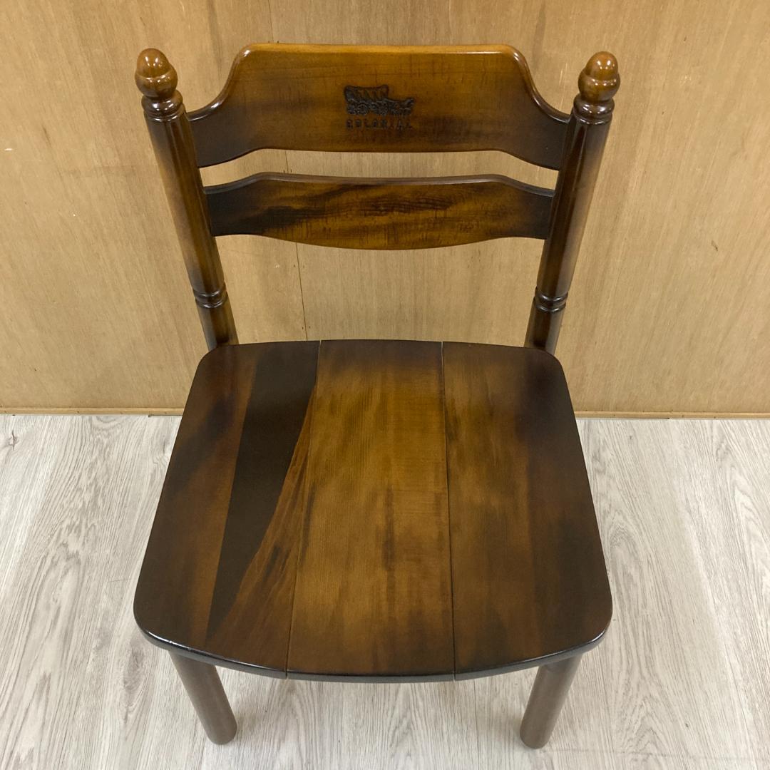 【カリモク】コロニアル　ダイニングチェア　ヴィンテージ