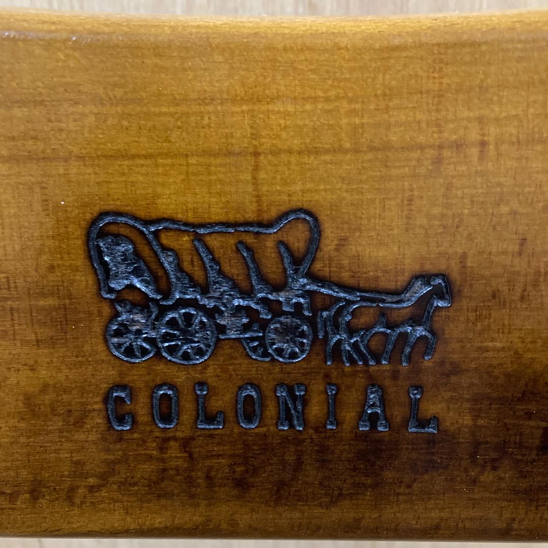 【カリモク】コロニアル　ダイニングチェア　ヴィンテージ