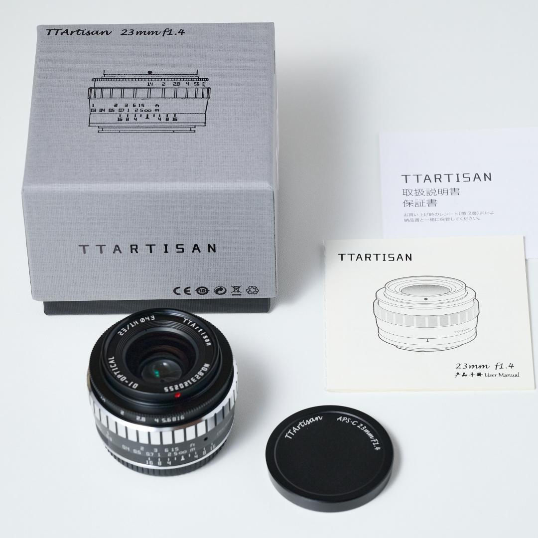 TTArtisan 23mm f1.4 単焦点レンズ MF マイクロフォーサーズ