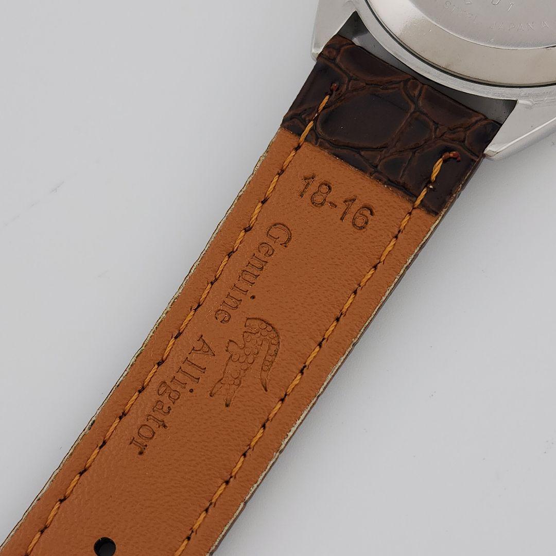 ​高級機電池交換済セイコー キングクォーツ 4823-8110 新品レザーベルト