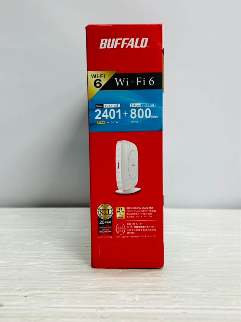 ★未使用★極美品　BUFFALO Wi-Fi 6 AX4 ルーター　　114