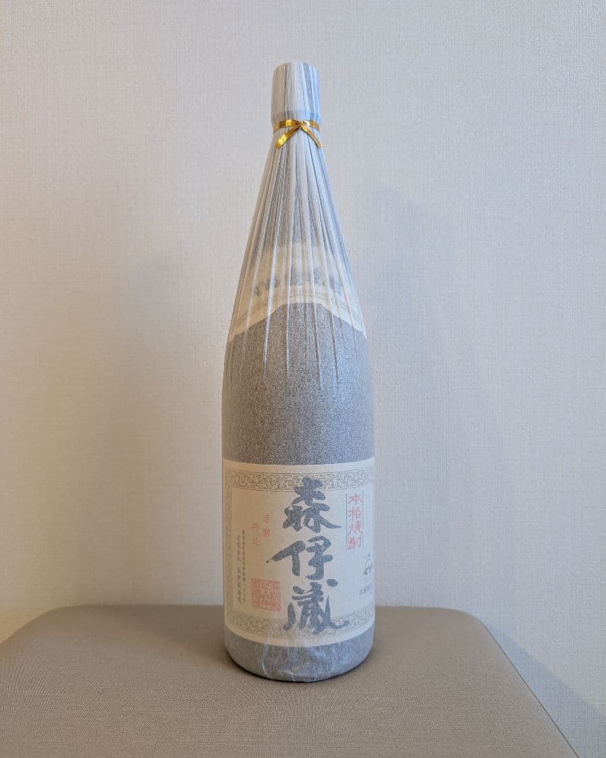 森伊蔵 焼酎 1800ml 購入時のラッピング付き　2025年3月頃