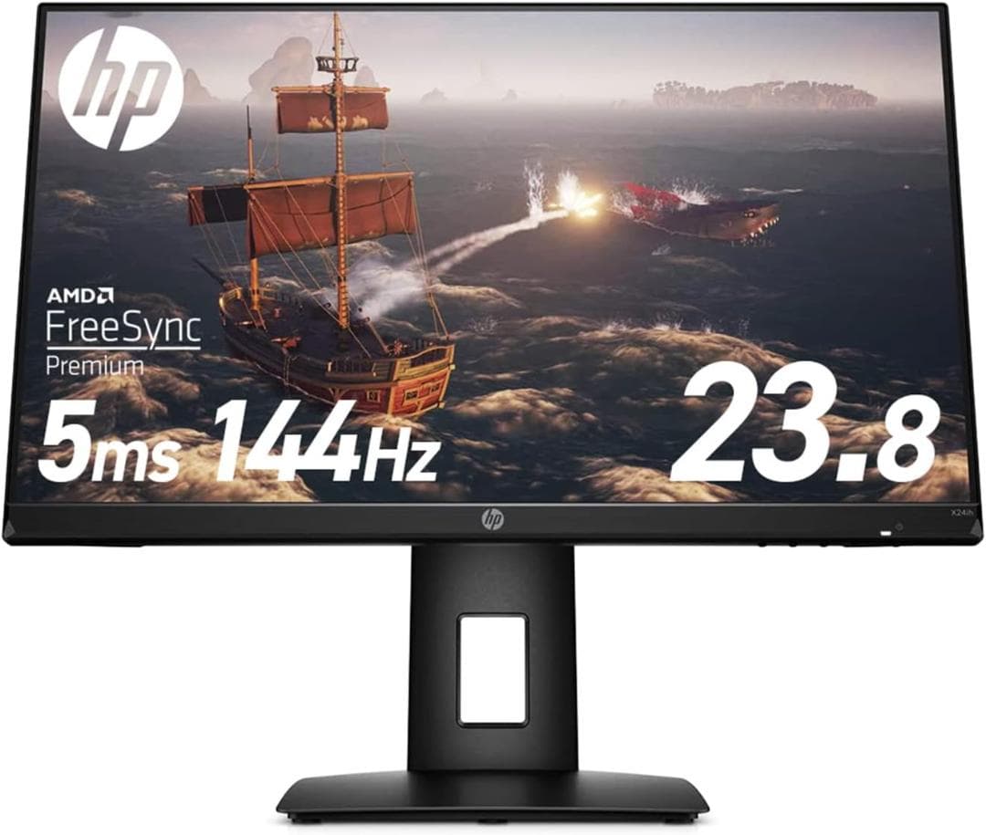 新品HP 23.8インチ FHD 5ms 144Hz ゲーミングディスプレイ