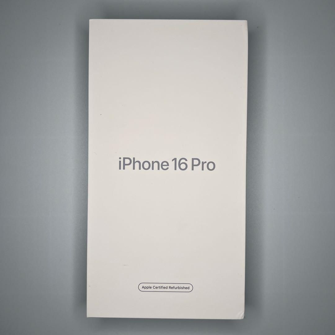 【未開封】iPhone 16 Pro 256GB Apple認定整備済製品