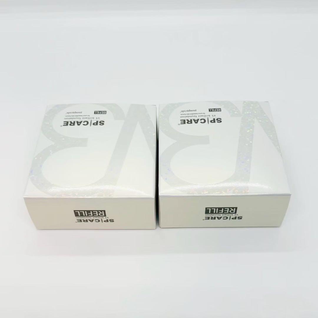 スピケア V3 ブリリアントファンデーション 詰替【2個】正規品 ロット番号付き