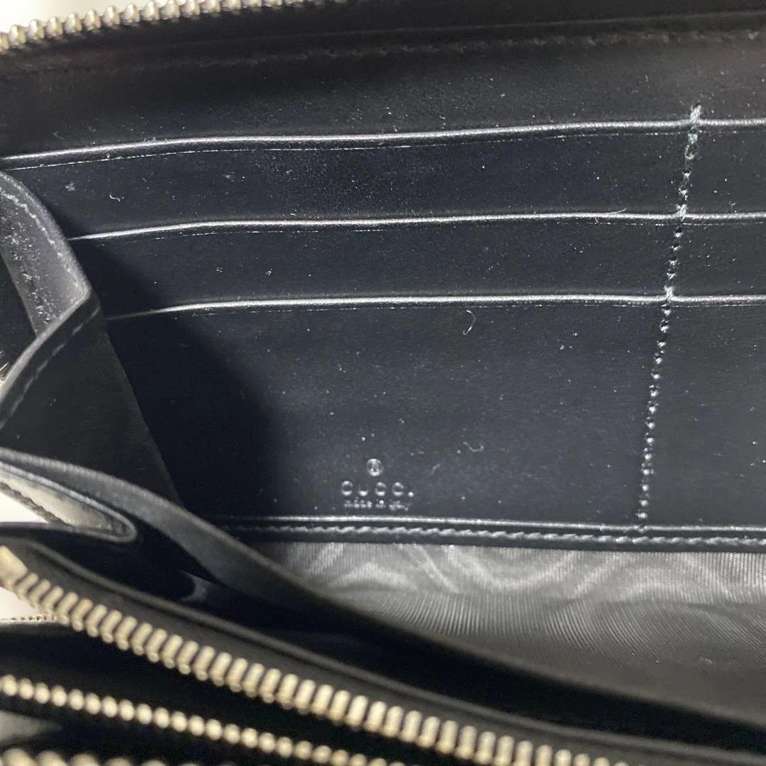 グッチ GUCCI ジャンボ GG ジップウォレット ラウンドファスナ―