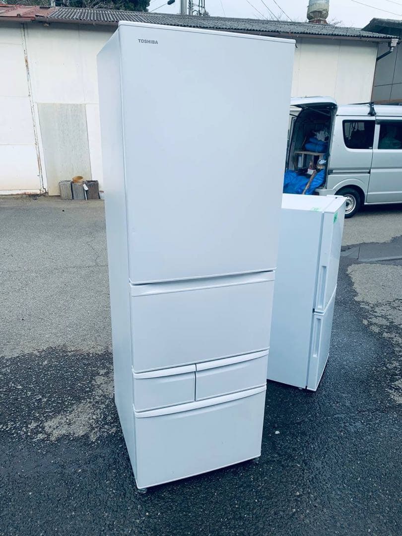 ①✅TOSHIBAノンフロン冷凍冷蔵庫✅ ✅GR-Y41GH✅送料設置無料
