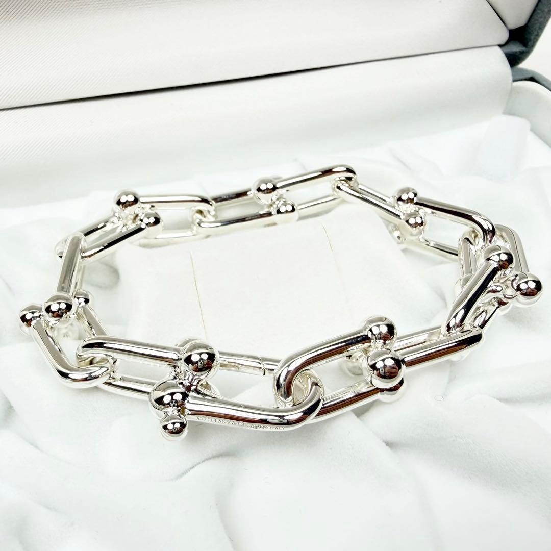 100%本物 超美品 ティファニー ハードウェア ラージ リンク ブレスレット