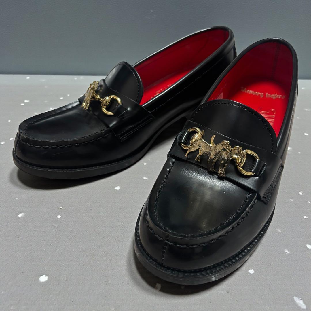 【美品】SIIILON HARUTA メモリーフォームローファー 黒 希少