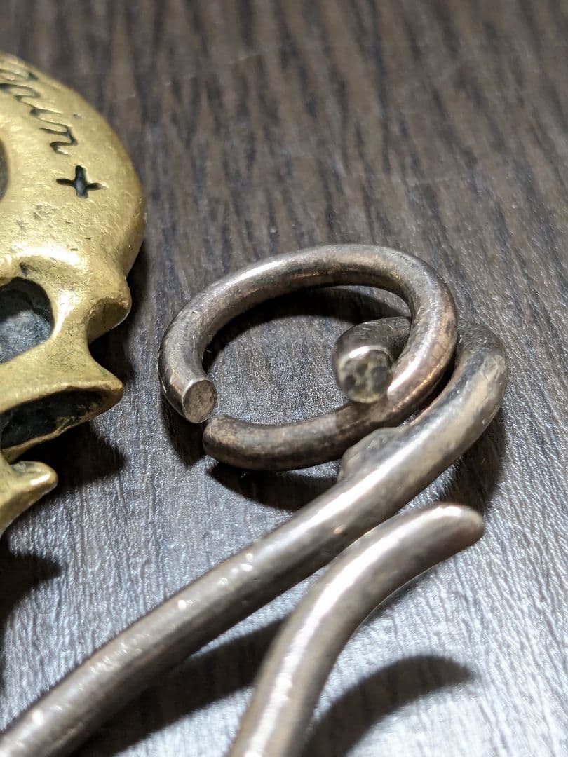 最終ガルシアブラス製フックとSilver製フック、丸カン