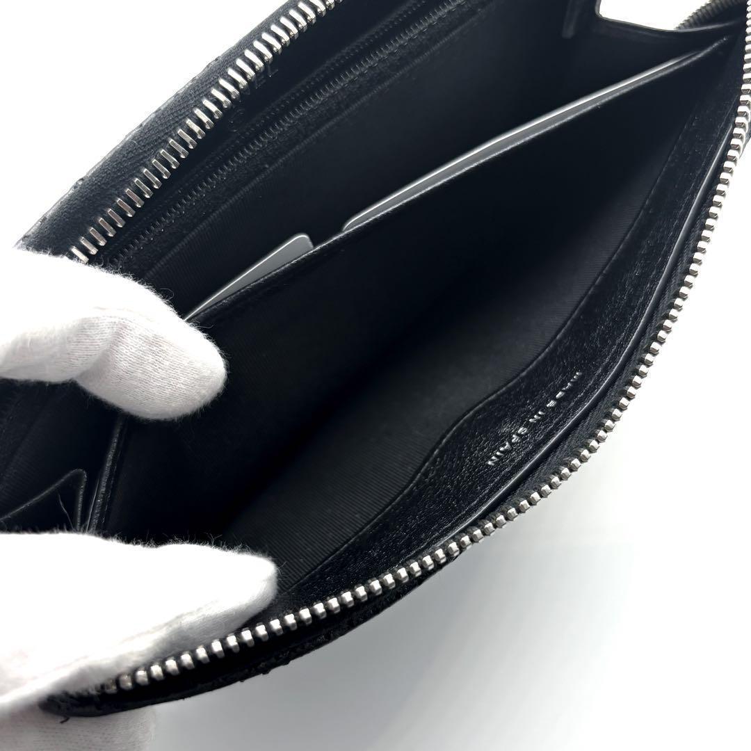 【極美品✨】シャネル 長財布 マトラッセ パンチング ラウンドジップ